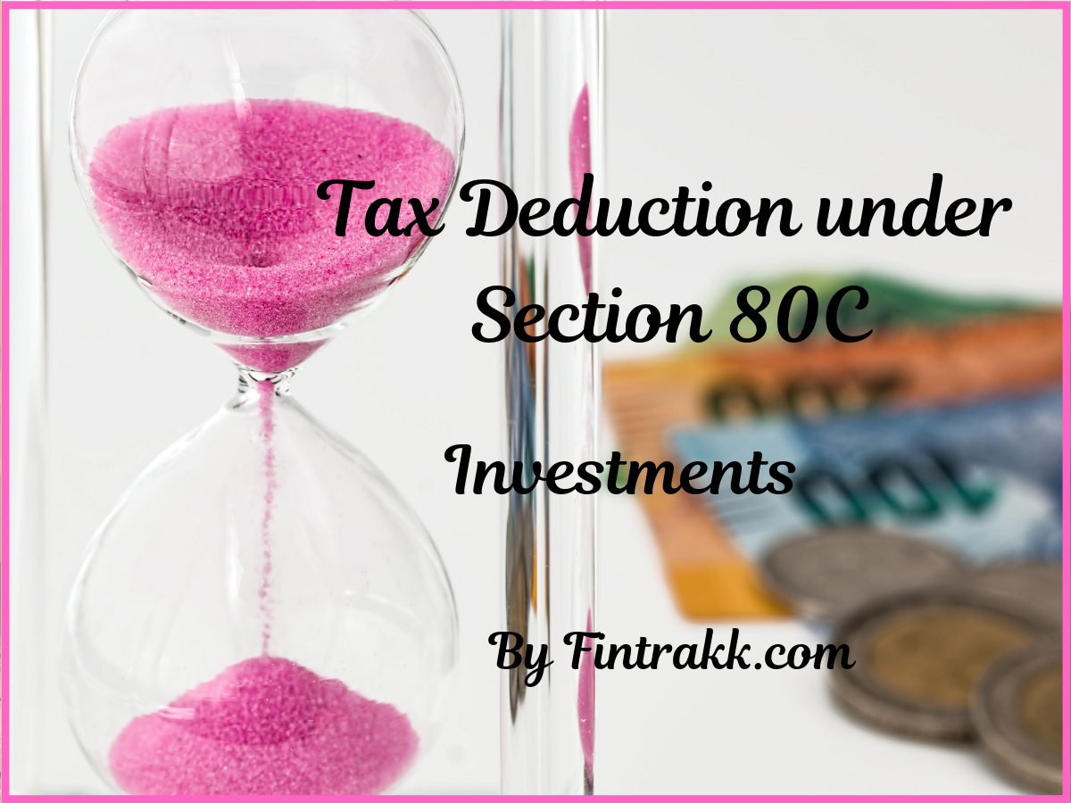 Tax deduction under section 80C, Section 80C, deduction 80C, tax deduction