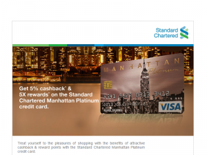 Standard Chartered Manhattan Credit card