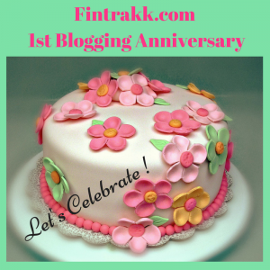 Fintrakk Anniversary Cake,Blogging anniversary