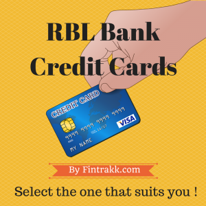 RBL Credit card,RBL Credit cards