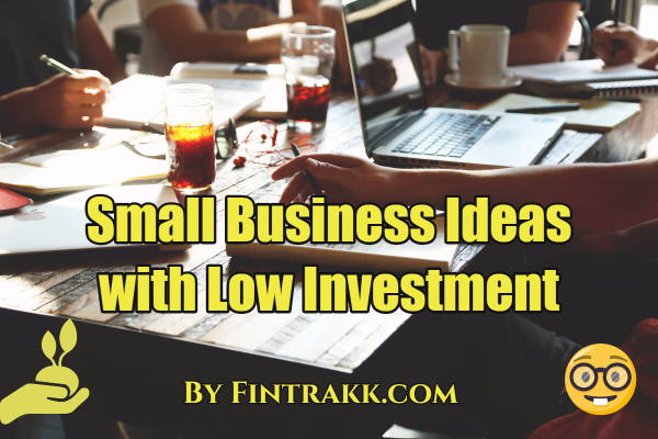 small business ideas with low investment,small business ideas