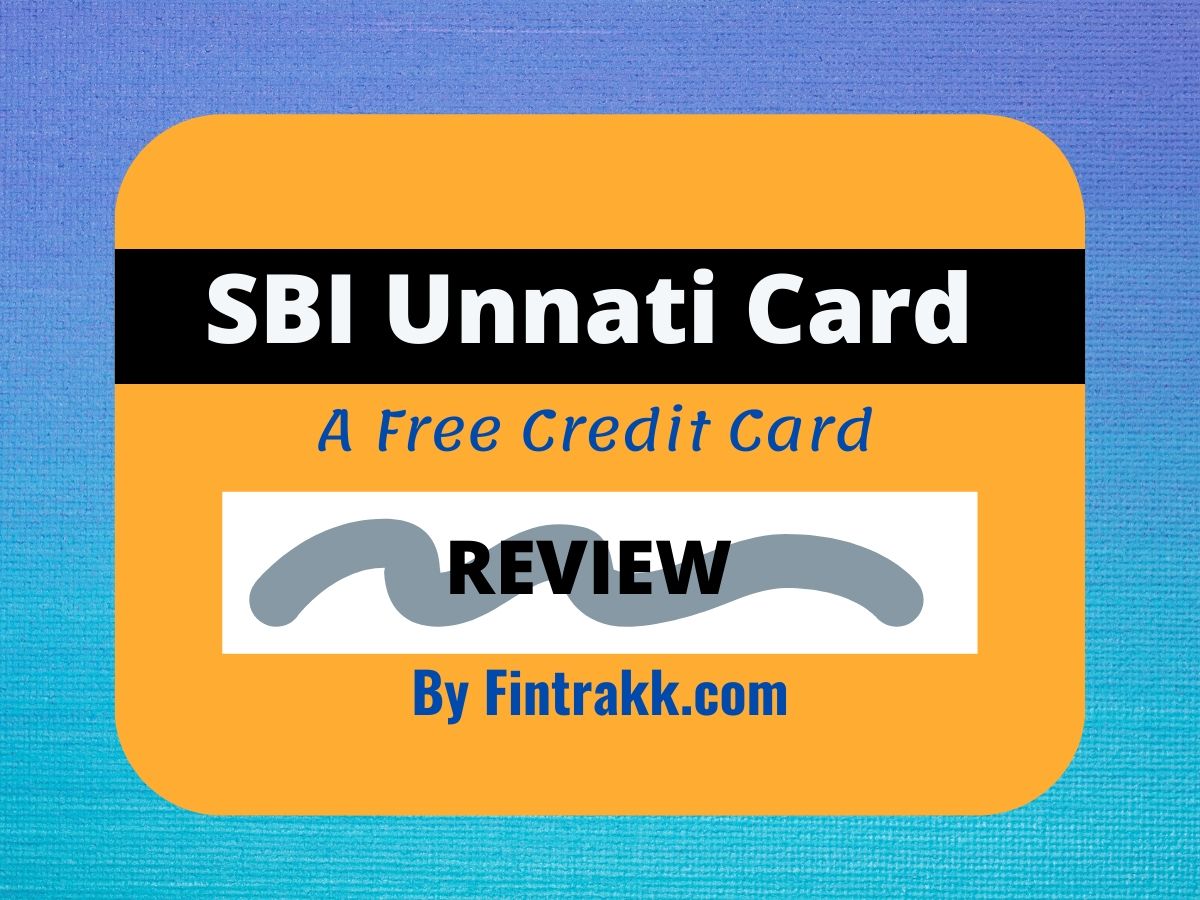 SBI Unnati credit card
