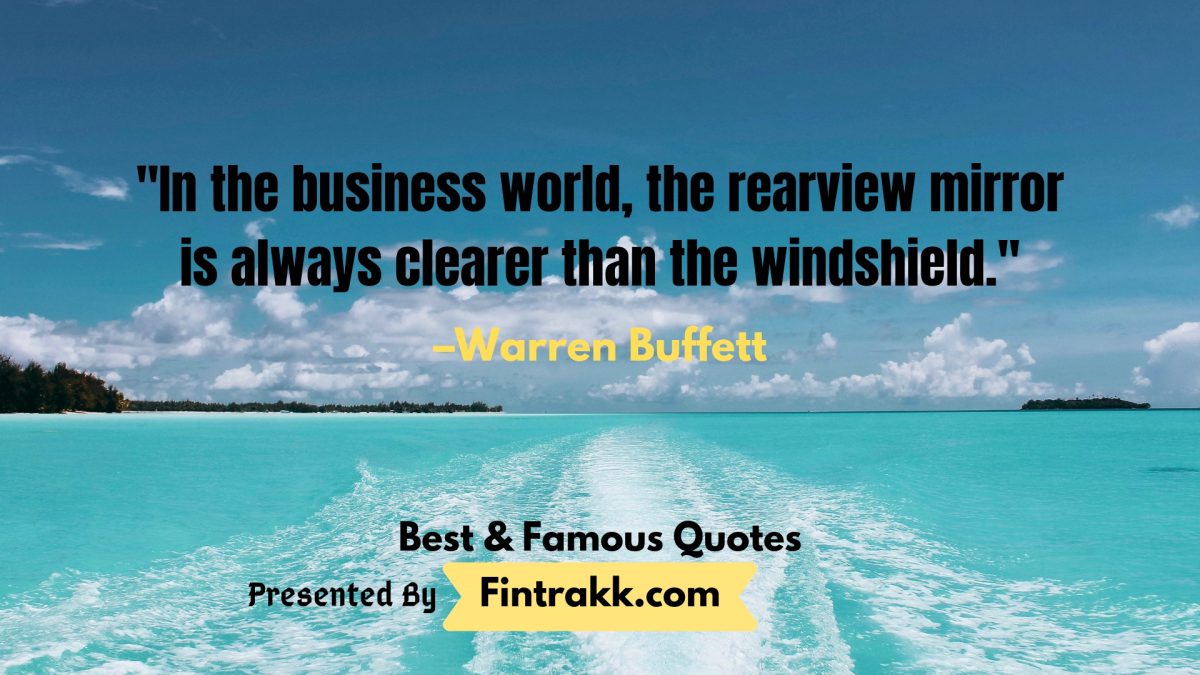 Famous Warren Buffett Quotes on Business