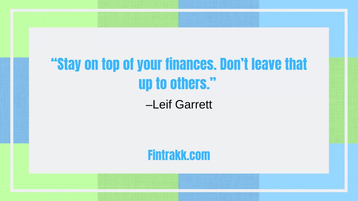 Best Finance management quotes and sayings