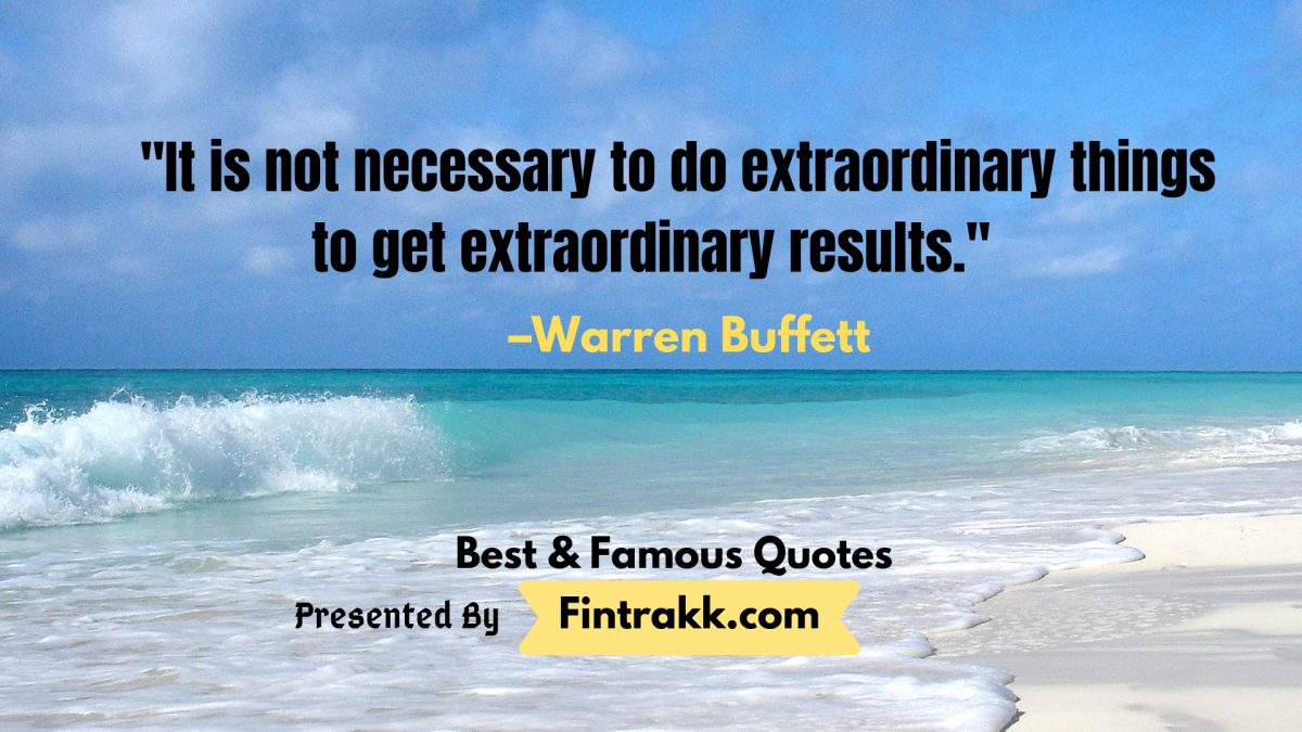 Best Warren Buffett Quotes