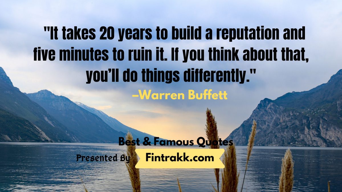 Warren Buffett Quotes, famous Warren Buffett Quotes