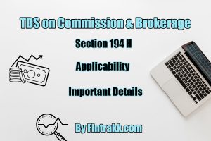 TDS on commission & brokerage
